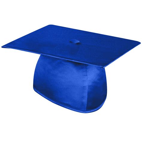 Shiny Royal Blue Cap University Graduation World