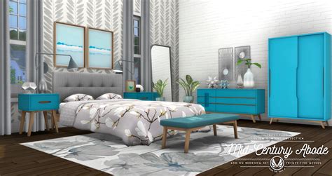 Mid Century Abode Add On Bedroom By Peacemaker Ic Liquid Sims