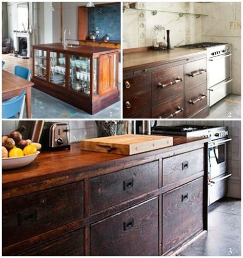 Repurposed Reclaimed Nontraditional Kitchen Island Repurposed