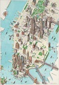 Manhattan New York Map, illustrated by Katherine Baxter. http://www ...