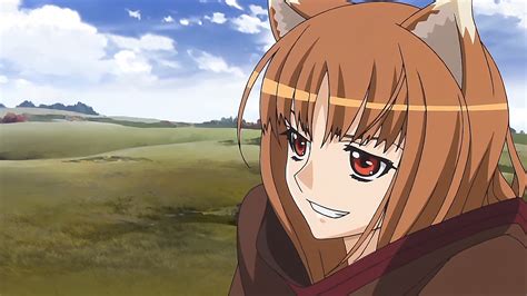 Download Wallpaper 1920x1080 Anime Girl Wolf Smile