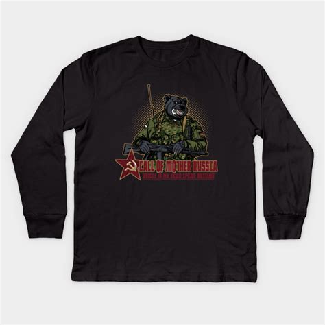 Call Of Mother Russia Military Kids Long Sleeve T Shirt Teepublic