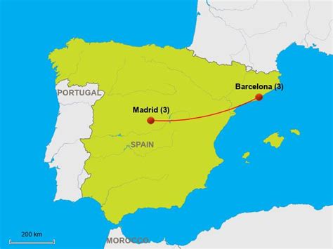 Madrid E Barcelona Mapa De Barcelona Para Madrid Mapa Catalunha Espanha