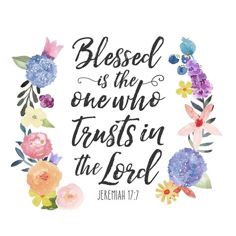 Floral Bible Verse I Poster Print By Noonday Design 24 X 24 Walmart