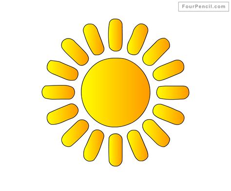How To Draw Sun For Kids Drawing Tutorials For Kids Drawings