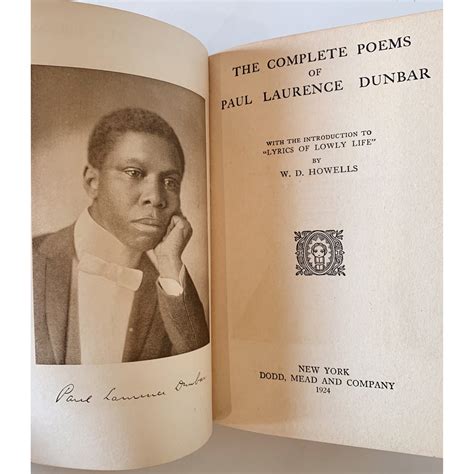 The Complete Poems Of Paul Laurence Dunbar 1924 Hardcover African A
