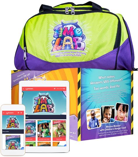Time Lab Vbs Super Starter Kit Curriculum Kit Answers In Genesis
