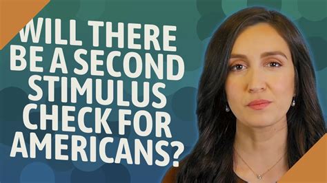 Will There Be A Second Stimulus Check For Americans Youtube