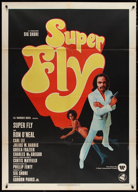 Superfly Super Fly Vintage Italian Movie Poster