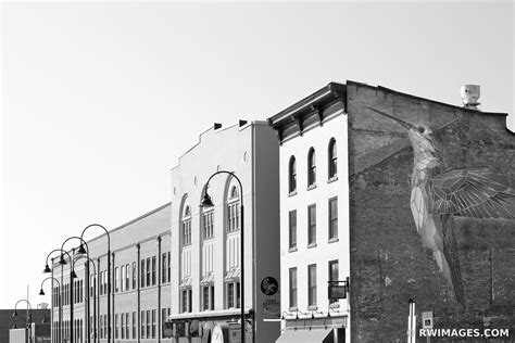 Framed Photo Print Of Burlington Vermont Black And White Print Picture