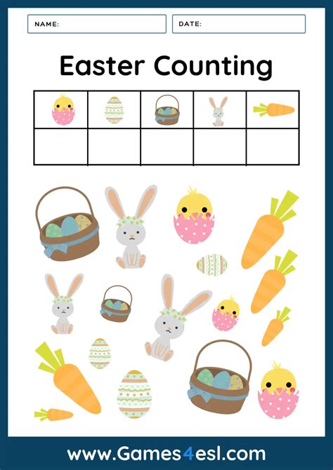 10 Free And Fun Easter Worksheets For Kids Games4esl