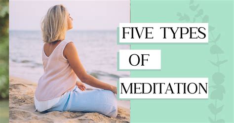 five types of meditation self healing hub