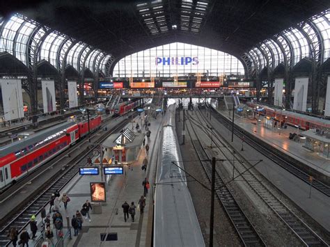 Hamburg Central Station Trains Free Photo On Pixabay Pixabay