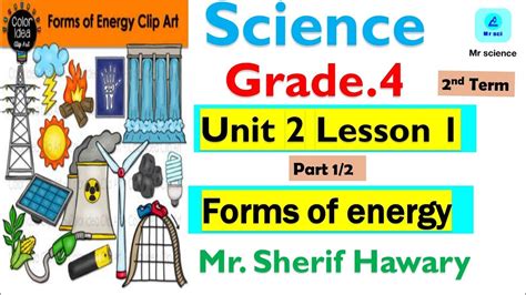 Science Grade 4 Forms Of Energy Unit 2 Lesson 1 Part 12 2nd
