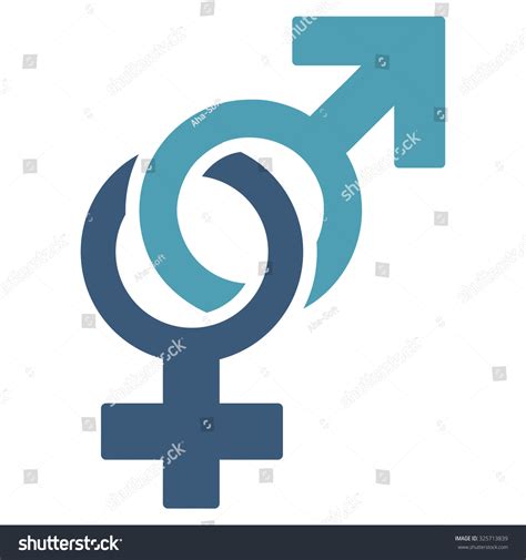 Sexual Symbols Glyph Icon Style Bicolor Stock Illustration 325713839