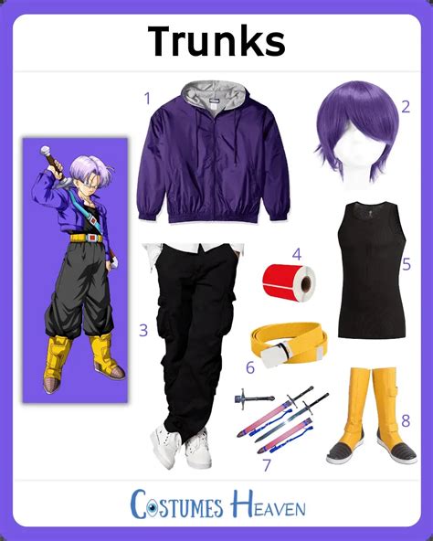 Last Minute Trunks Costume Idea Adult And Child Versions For Cosplay