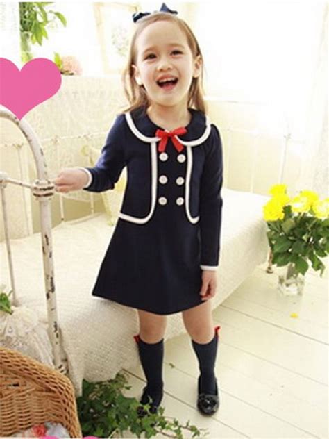 Toddle Girl School Uniform Dress Outfit Preppy Kid Prep