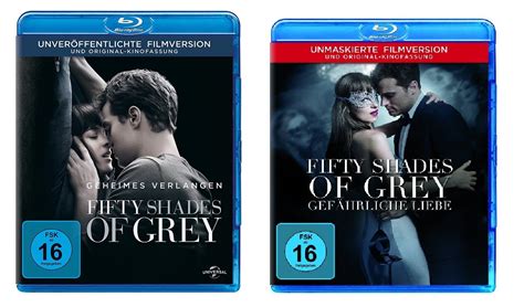 Fifty Shades Of Grey 1 Geheimes Verlangen 2 Gefährliche Liebe Unmaskierte Filmversion Im