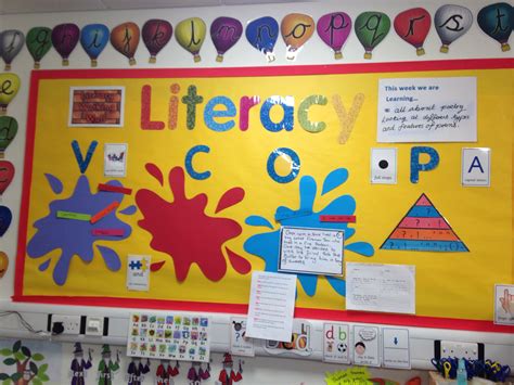 Literacy Wall Display Ideas Jerry Tompkins English Worksheets