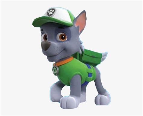 Download Rocky Paw Patrol Png Paw Patrol Dogs Green Transparent Png