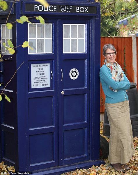 Something For The Back Yard Is Mother Uses Tardis As Garden Shed