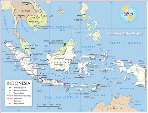 This paper presents the development of spectral hazard maps for sumatra and java islands, indonesia and microzonation study for jakarta city. Political Map of Indonesia - Nations Online Project