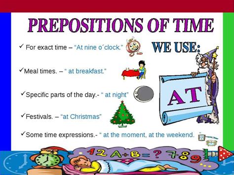 Prepositions Of Time
