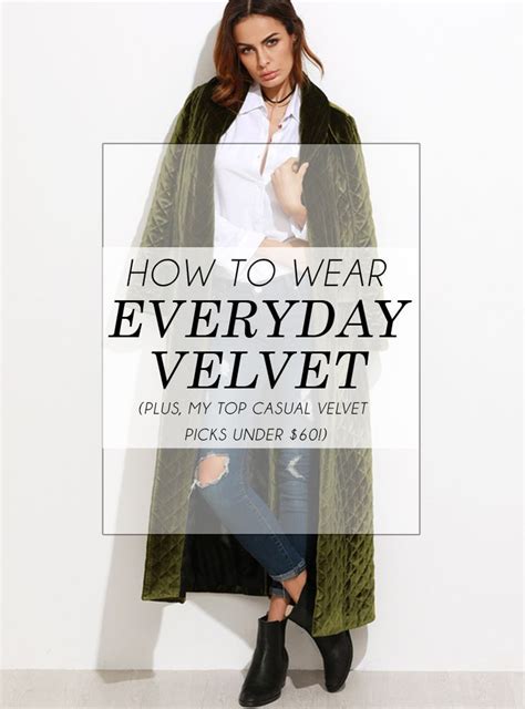 How To Wear Velvet For An Everyday Look Quartz And Leisure How To Wear Everyday Fashion