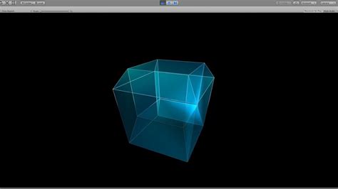 Visualizing 4d Hypercube Tesseract In Unity 3d Youtube