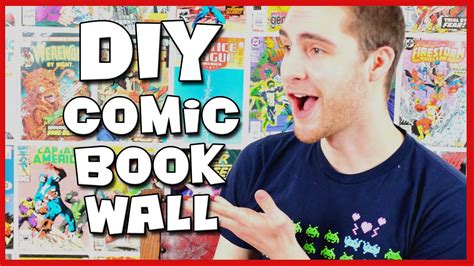 Diy Comic Book Wall Youtube