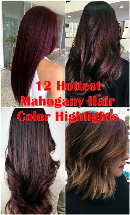 Brown hair with highlights is making a huge comeback this year. 12 Hottest Mahogany Hair Color Highlights For Brunettes
