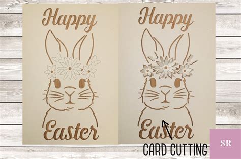 Svg 3d Pop Up Easter Card Bunny Card Happy Easter Pop Etsy