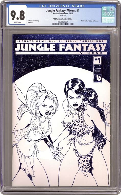Jungle Fantasy Vixens Boundless Comic Books Or Later Graded By CGC