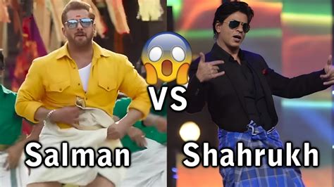 Yentamma Song Review Lungi Dance Comparison Salman Khan Vs Shahrukh Khan Common