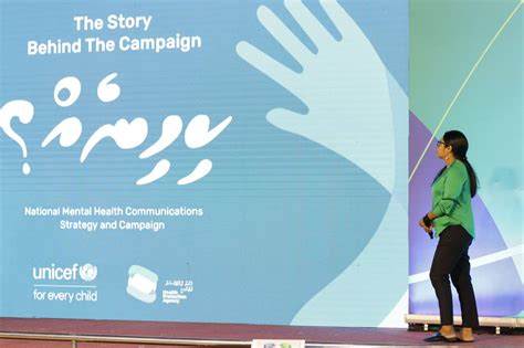 Government Of Maldives And Unicef Launch National Mental Health