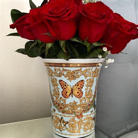 From My Instagram Account Flowers ️ Beautiful Roses In A Versace Vase