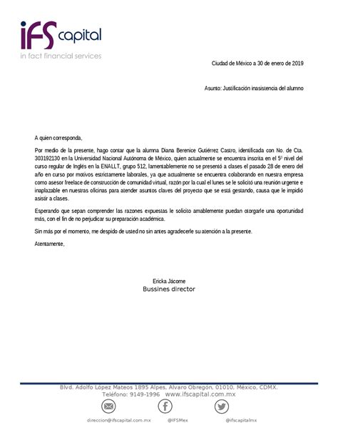 Carta Formal En Inglés Ejercicios De Inglés Docsity