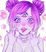 Aesthetic anime sticker anime aesthetic animegirl paste | Pastel goth ...