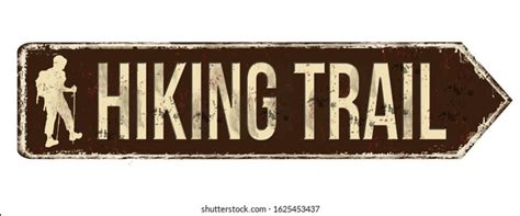Hiking Trail Sign Photos And Images Shutterstock