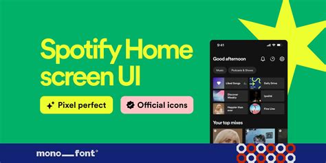 spotify home screen ui figma