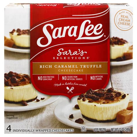 Save On Sara Lee Sara S Selections Rich Caramel Truffle Cheesecake 4 Ct Order Online Delivery