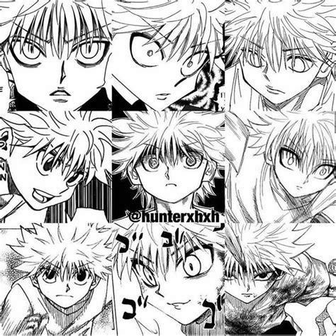 The Many Faces Of Killua In The Manga Hunter Anime Hunter X Hunter