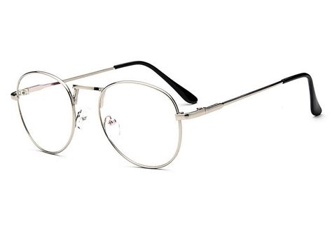 2017 Dking Retro Clear Lens Metal Large Oversized Pretty Thin Women Men Glasses Frame Eyewear