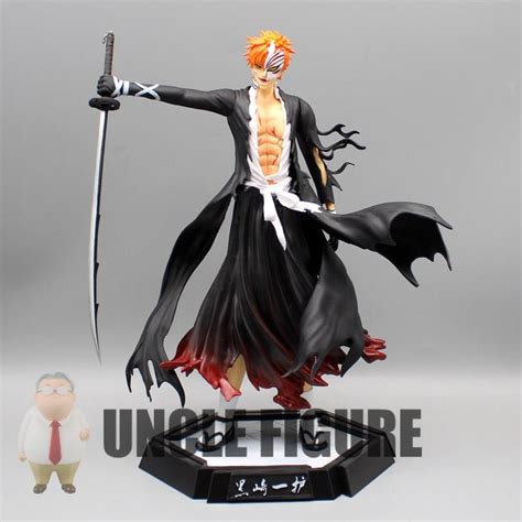 死神 Bleach 千年血戰 虛化黑崎一護 天鎖斬月卍解 雙頭可換 高31cm 興趣及遊戲 玩具 And 遊戲類 Carousell