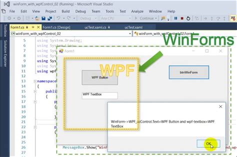 WPF Control Innerhalb Einer WinForms Anwendung Codedocu De Net Framework