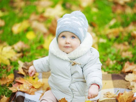 Baby In The Park Stock Photo Image Of Laughing Cheerful 79047748