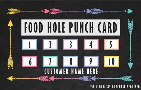 50 punch card templates for every business boost customer loyalty template sumo business