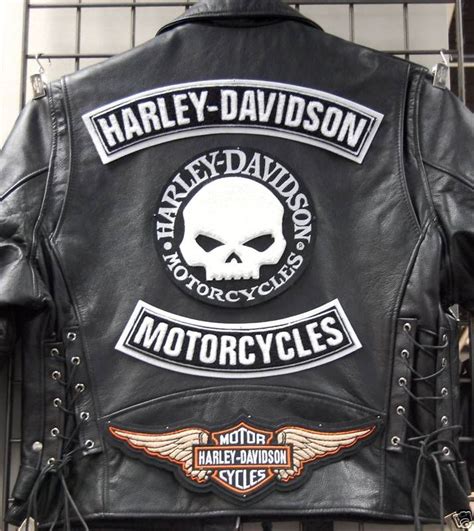 Price and other details may vary based on size and color. leather jacket harley davidson patches | My Future ...
