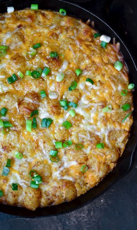 Yammies Noshery Tater Tot Breakfast Casserole With Overnight Option