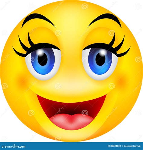 Funny Smile Emoticon Stock Vector Illustration Of Floss 30334639
